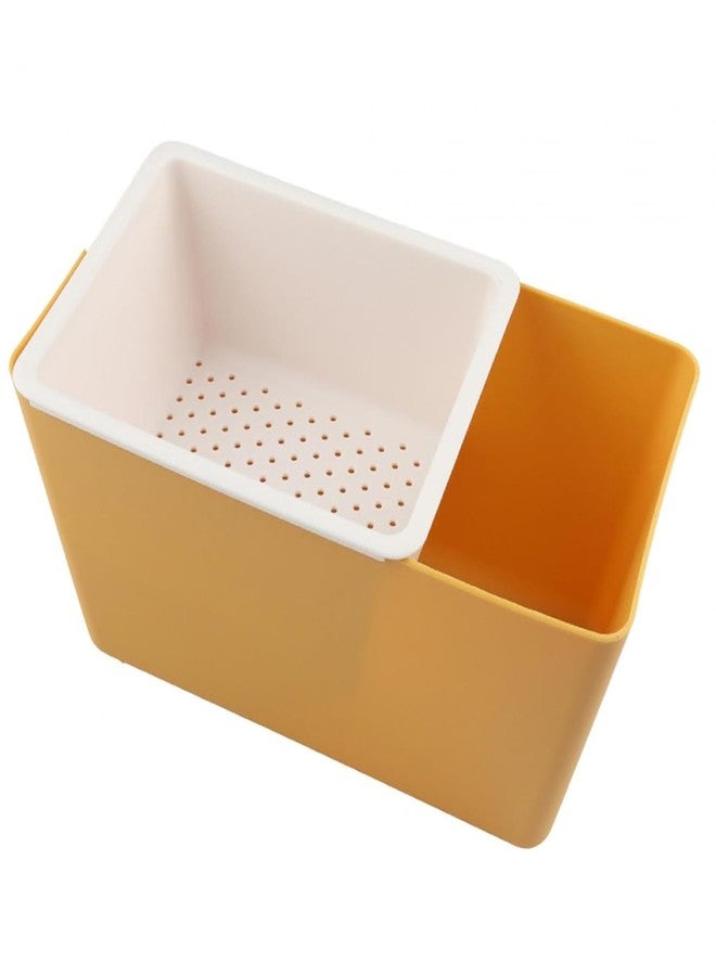 Shreeshann Strainer Basket Colander, Drain Fruit Plate Fruit Basket Snacks Nut Serving Bowls Trays Rectangular Fridge Fish Boxes Fruit Holder for Melon Seeds Candies Pistachios - Image 1
